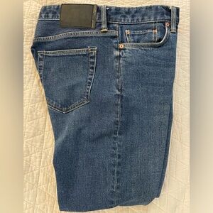 BUCK MASON MAVERICK SLIM 14 OZ DOUBLE DIPPED DENIM JEAN Size 34
